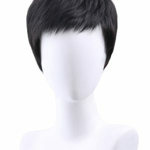 Wig Sets Real Hair Natural Fluffy Replacement Male