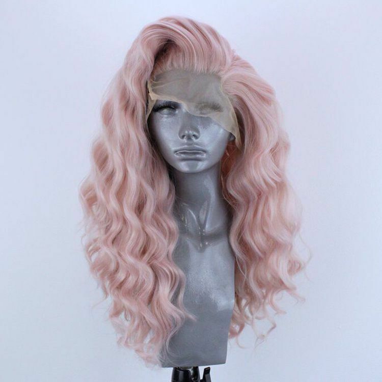 Women's Chemical Fiber Front Lace Wig Headgear