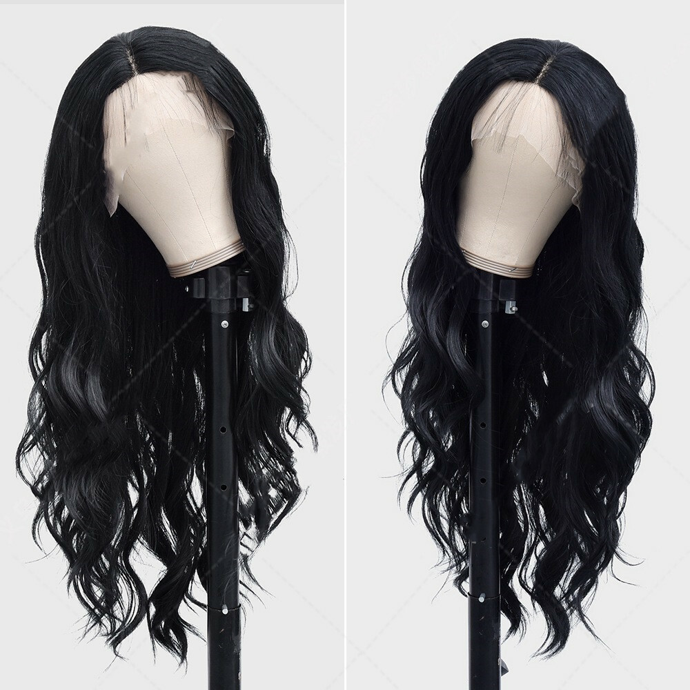 Women's Long Curly Synthetic Fiber Wig Headgear