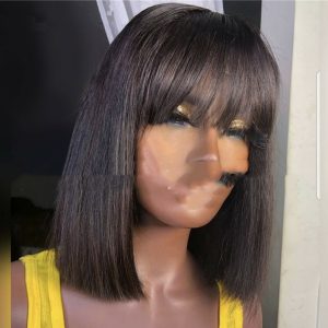 Women's Wigs Blonde Short Straight Hair Bobo Wigs